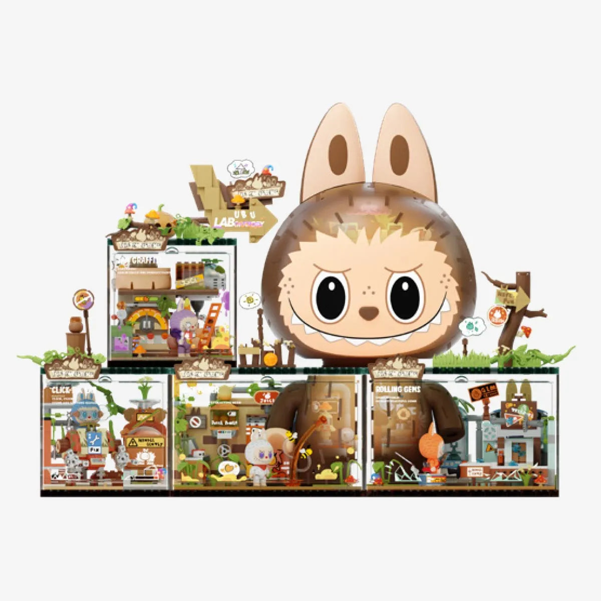 THE MONSTERS Forest Secret Base Series Blocks - Jam Graffiti