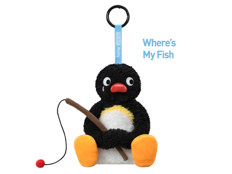 Baby Molly × Pingu Happy Fishing Caja Sorpresa - Figura coleccionable de Pop Mart