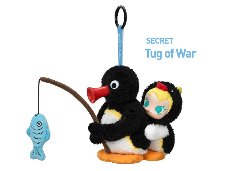 Baby Molly × Pingu Happy Fishing Caja Sorpresa - Figura coleccionable de Pop Mart