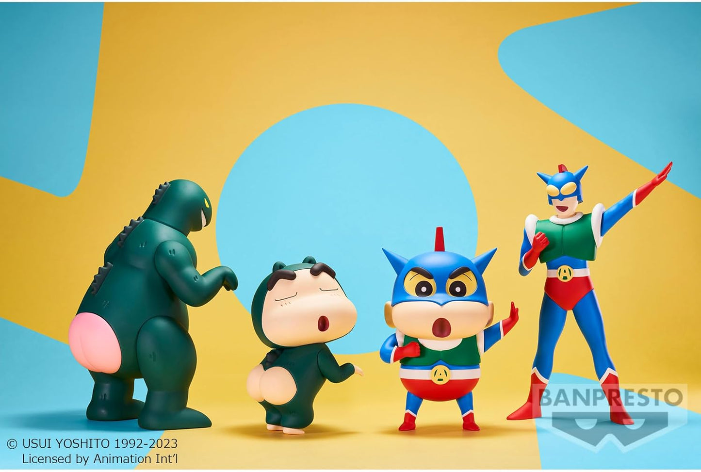 SHIN CHAN Action Kamen Cosplay - Crayon Shin-chan - Figura Coleccionable Oficial Banpresto Bandai Namco