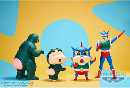 SHIN CHAN Action Kamen Cosplay - Crayon Shin-chan - Figura Coleccionable Oficial Banpresto Bandai Namco