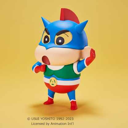 SHIN CHAN Action Kamen Cosplay - Crayon Shin-chan - Figura Coleccionable Oficial Banpresto Bandai Namco