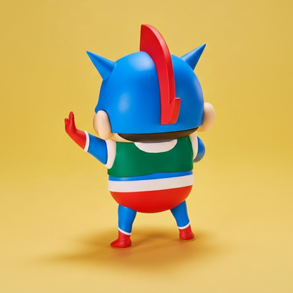 SHIN CHAN Action Kamen Cosplay - Crayon Shin-chan - Figura Coleccionable Oficial Banpresto Bandai Namco